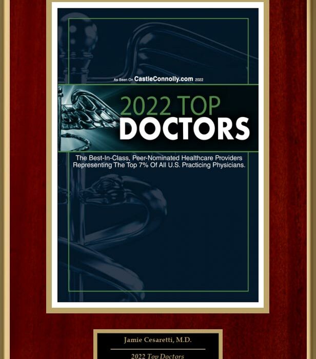 2020 - Top Doctors Castle Connolly - Jamie Cesaretti, MD