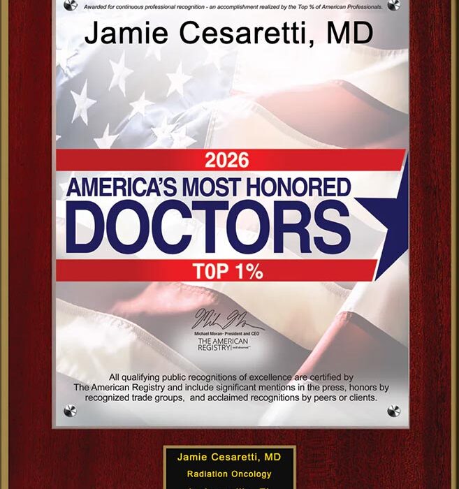 America's Most Honored Doctors 2026 Top 1%: Jamie Cesaretti, MD